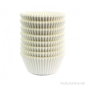 Eoonfirst Standard Size Baking Cups 200 Pcs White - B07B2Z9NG2
